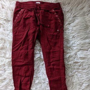 Roxy Linen Blend medium red pants